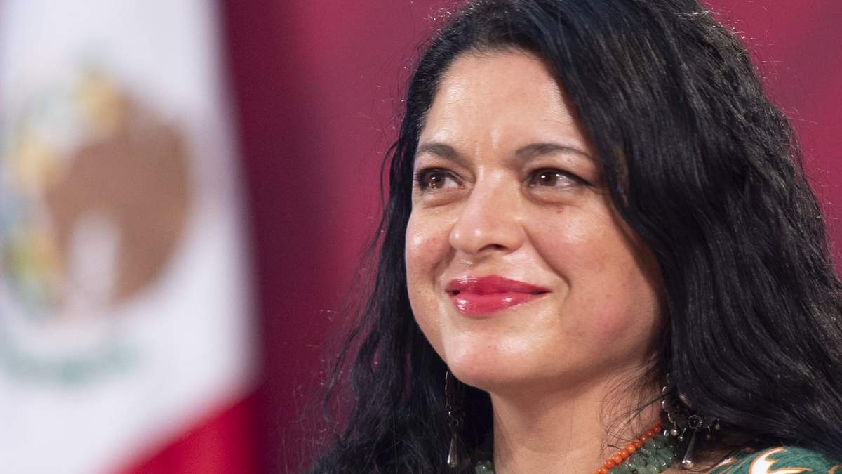 La secretaria de Cultura, Alejandra Frausto