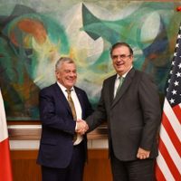 Ebrard analizó con subsecretario de EU tráfico de armas y T-MEC: SRE