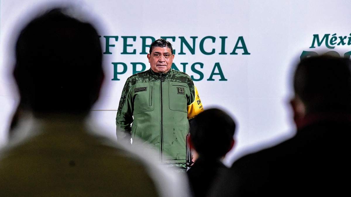 El secretario de la Defensa Nacional, Luis Cresencio Sandoval