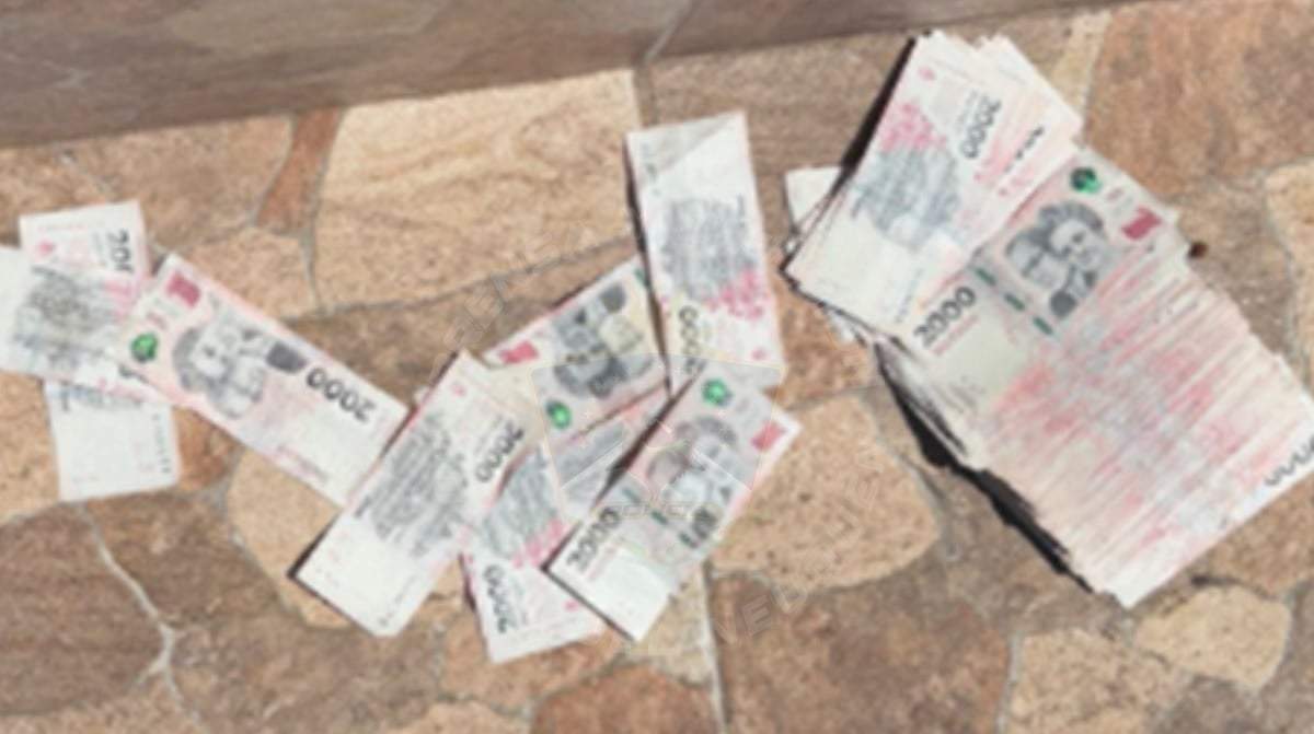 La Policía recuperó la mochila con los 450 mil pesos robados. Fuente (Policía de Neuquén)