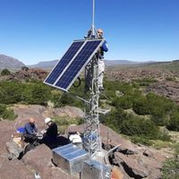 Monitoreo del volcán Copahue: finalizó la instalación de dos estaciones sismológicas
