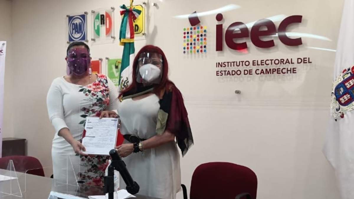 Layda Sansores se registró como candidata de Morena-PT al gobierno de Campeche