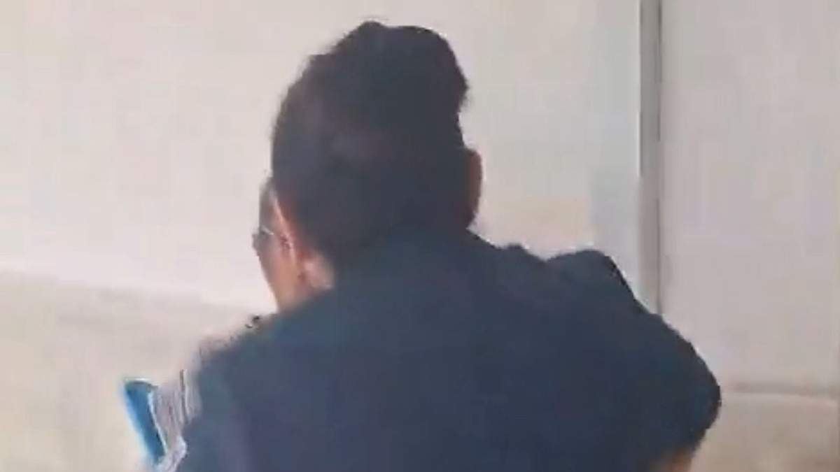 Escena del video que se viralizó en redes