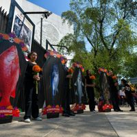 Oceana México protesta frente al Senado contra abandono del sector pesquero