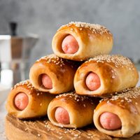 Salchichas con masa de hojaldre y extra queso: la imperdible receta que tenés que hacer este domingo