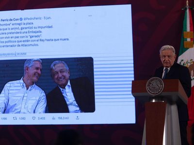 AMLO sale en defensa de Del Mazo: "No actuó de manera ilegal"