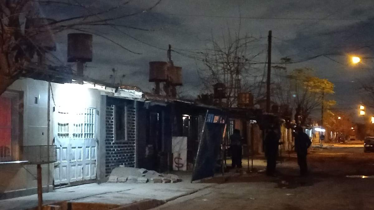 El barrio Santa Teresita de Las Heras.