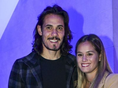 Historia conmovedora: así se conocieron Edinson Cavani y su actual pareja, Jocelyn Burgardt