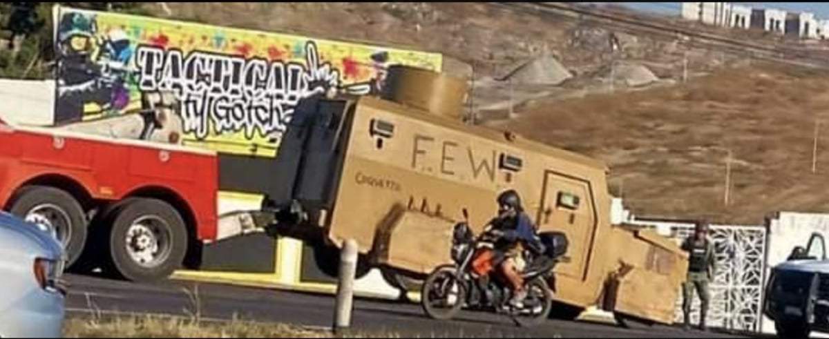 El vehículo "monstruo" asegurado en Cotija