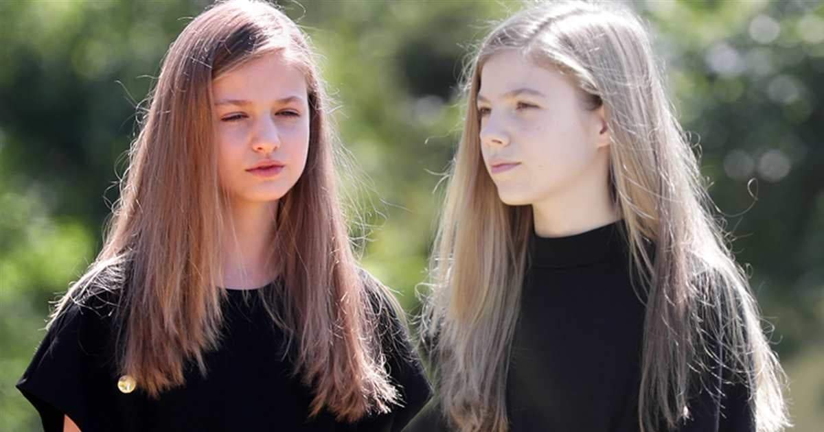 Princesa Leonor e Infanta Sofía. Fuente: (Instagram)