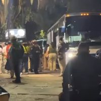 Denuncian desalojo de migrantes de la Plaza Giordano Bruno