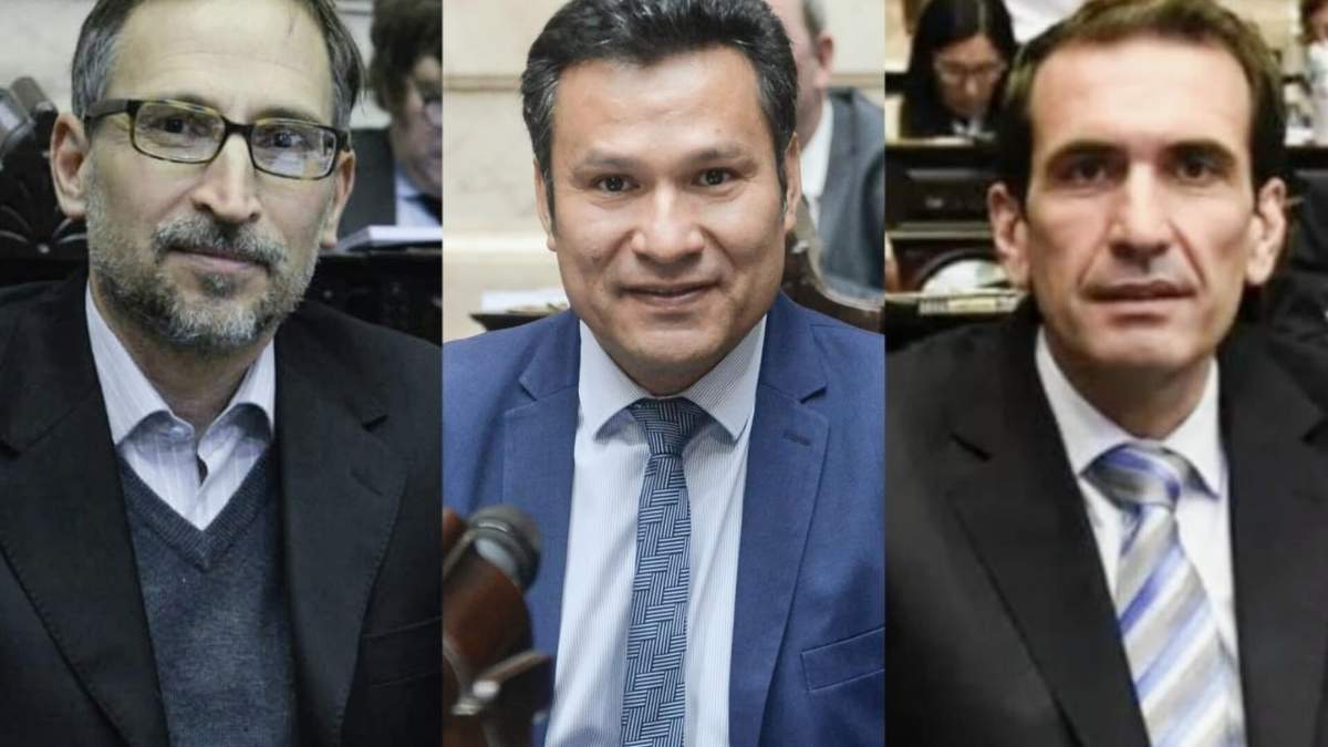 Agustín Domingo (Río Negro), Osvaldo Llancafilo y Pablo Cervi (Neuquén). Fuente: Facebook.