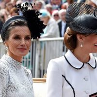 Se metió con los hijos: la Reina Letizia ya vio las fotos de Kate Middleton y hay guerra declarada