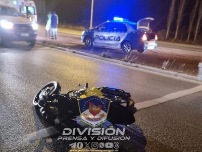 Otros dos policías se accidentaron en moto en rutas de la provincia