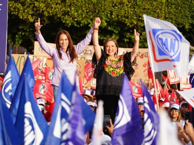 "No le voy a echar la culpa a Calderón, a Peña”: Xóchitl Gávez prometió combatir la inseguridad