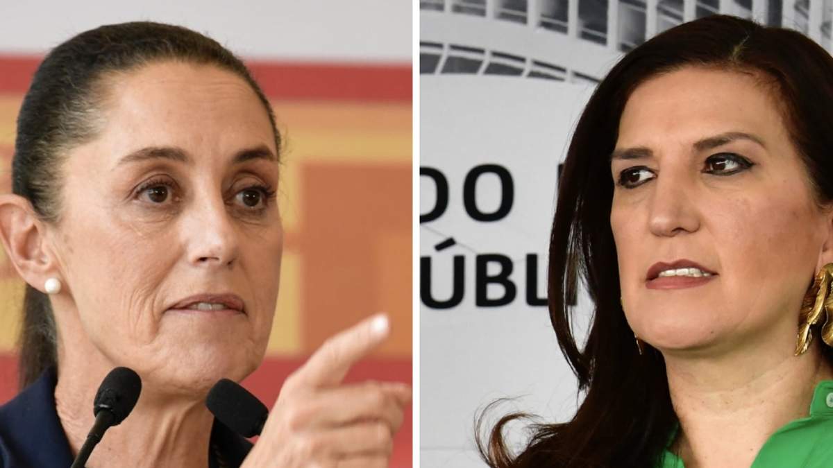 Claudia Sheinbaum y Kenia López