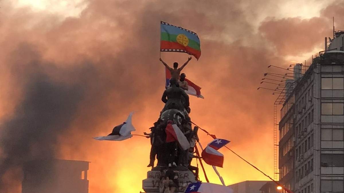 Estallido social en Chile. Fuente: (Twitter)