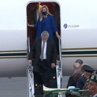 El presidente argentino Alberto Fernández arriba a México en avión de Messi