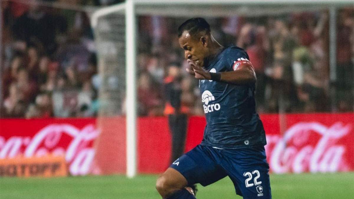 Sebastián Villa fue clave en el segundo gol azul
