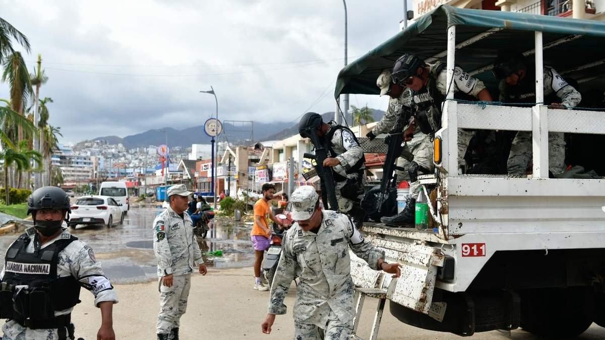 Guardia Nacional en Acapulco