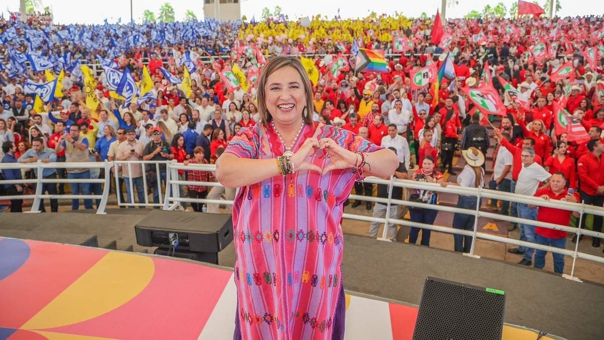 La candidata opositora en Durango