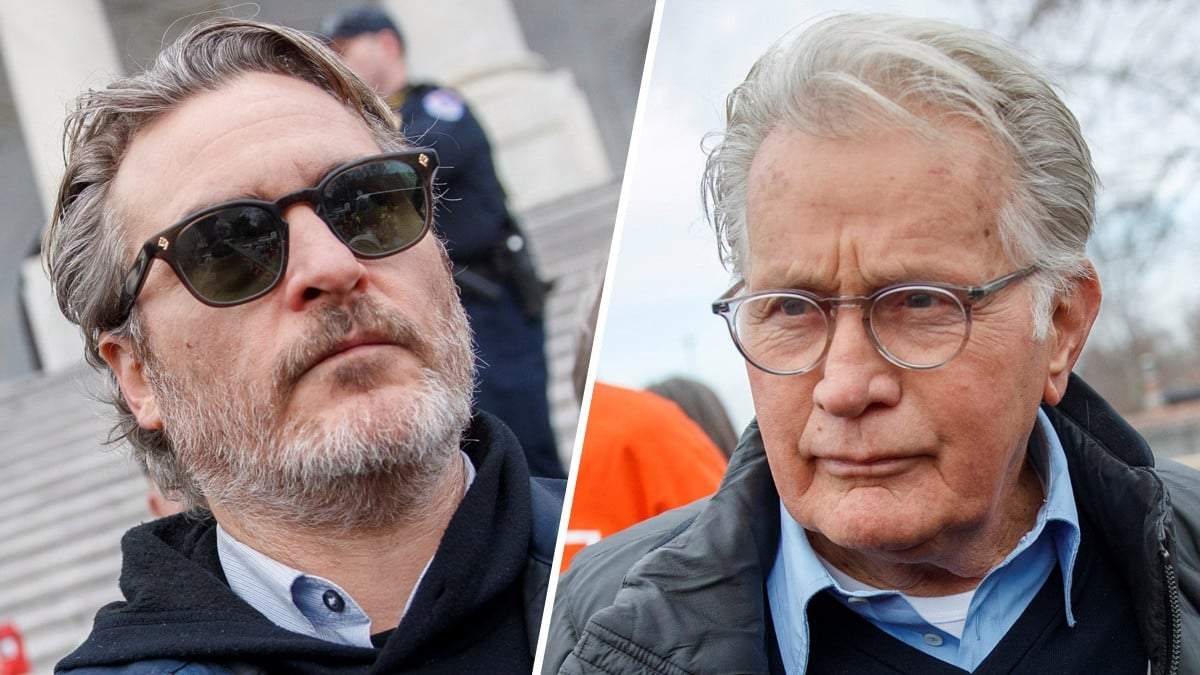 Joaquin Phoenix y Martin Sheen. Fuente: (Twitter)