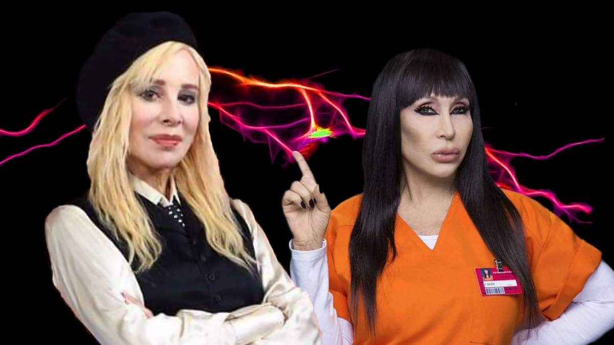 Nacha Guevara y Moria Casán. Fuente: (Twitter)