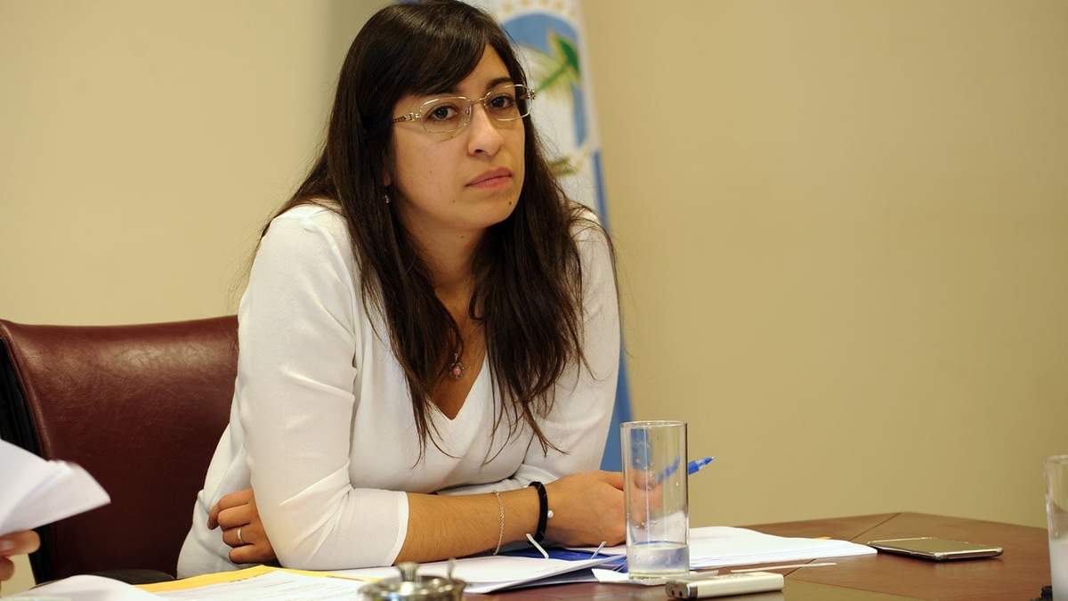 Ayelén Gutiérrez, candidata a Vicegobernadora de Neuquén por el Frente de Todos. Fuente: (Legislatura Neuquén).
