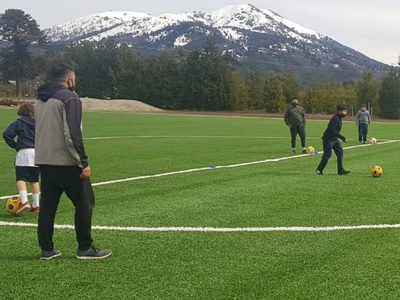 Moquehue: la Escuela Municipal de Fútbol Infantil retomó la actividad