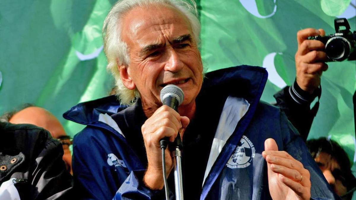 El secretario general de la CTAA, Ricardo Peidro. Fuente: (Twitter)