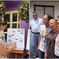 Ante rumores de una supuesta mala relación, Sheinbaum visita a Brugada en su casa de Iztapalapa