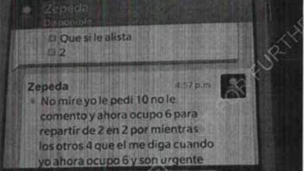 Elementos del expediente de la DEA contra Salvador Cienfuegos