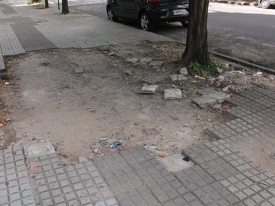 El Municipio evalúa opciones para reparar las veredas y que todo el costo no recaiga en el frentista