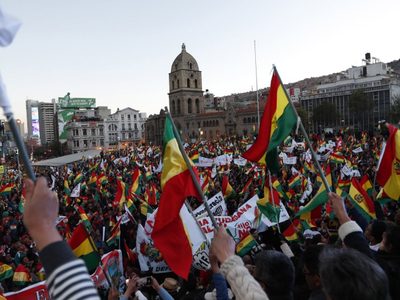 Protestas en Bolivia en contra del gobierno del presidente Luis Arce