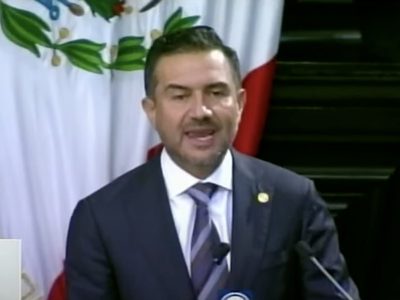 El panista Miguel Ángel Yunes Márquez anuncia su voto en favor de la reforma judicial (Video)