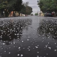 Fenómeno meteorológico: las tormentas y el granizo llegaron al Alto Valle