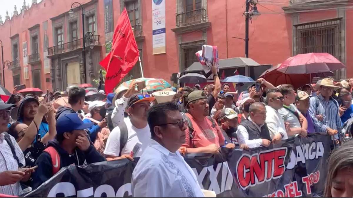 La CNTE convocó a marchar al Zócalo capitalino