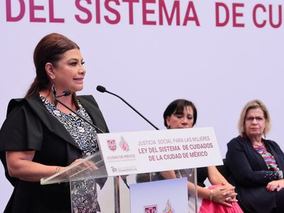 Brugada presenta iniciativa de ley para reconocer el cuidado como un derecho humano en la CDMX