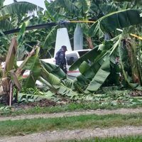 Se desploma helicóptero en Oaxaca; hay cuatro heridos