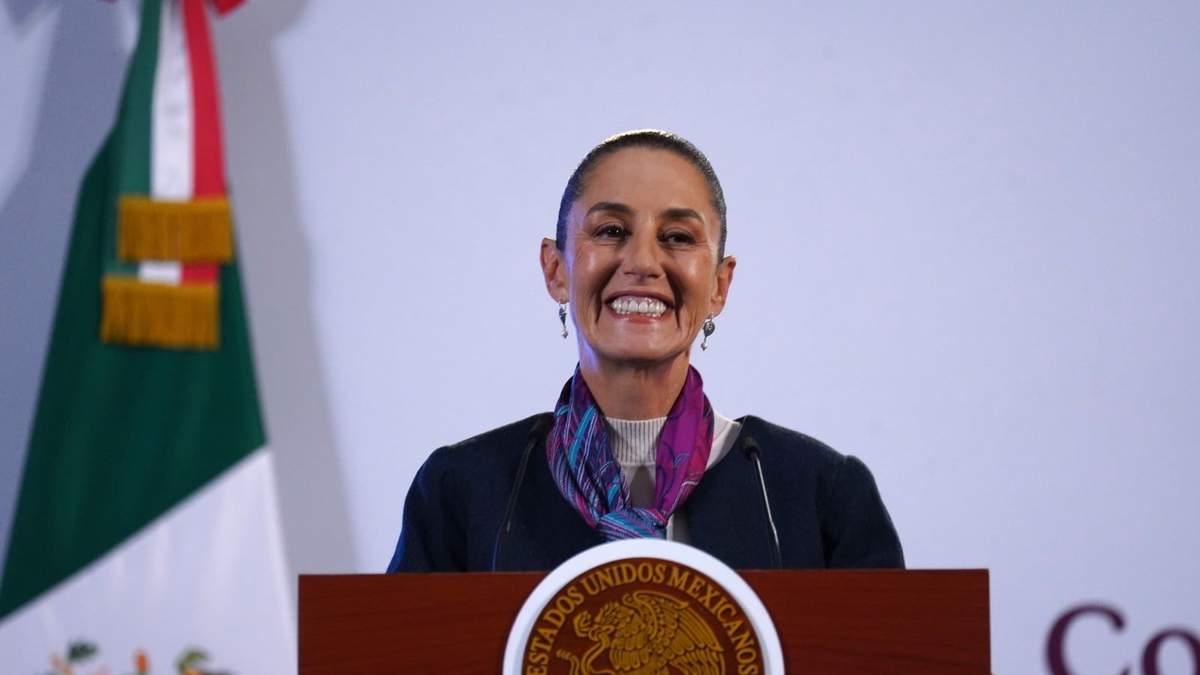 La presidenta en Palacio Nacional