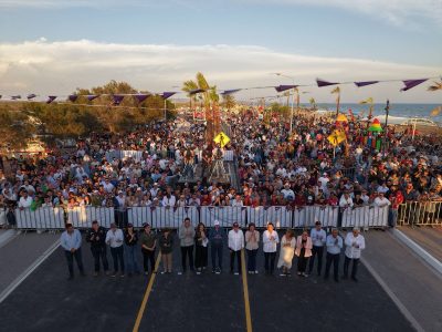 Inaugura Alfonso Durazo otro malecón turístico, ahora en Empalme