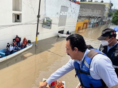 Al menos 5 mil viviendas dañadas por inundación en Valle del Mezquital, Hidalgo: Fayad
