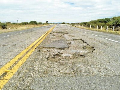 Alarma en las rutas nacionales: casi 70 % de la red vial está en estado regular o malo