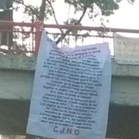 En Puebla, narcomantas presuntamente del CJNG culpan a Yunes por el crimen de Valeria