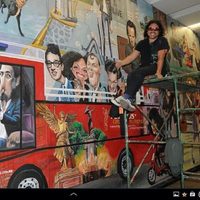 “Cine de Oro nacional”, mural por Manjarrez en Metro San Lázaro