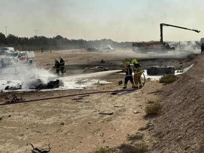 Avión de combate se estrella durante vuelo de demostración en Dubái; falleció el piloto (Video)