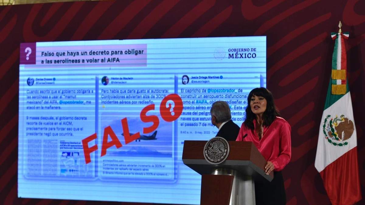 Ana Elizabeth García Vilchis negó que haya existido un decreto para obligar a aerolíneas a volar desde el AIFA