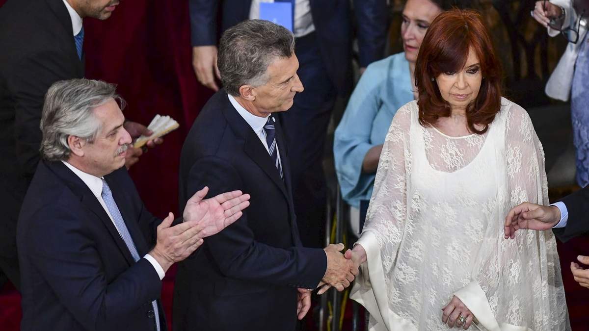 Alberto Fernández, Mauricio Macri y Cristina Kirchner. Fuente: (Twitter)