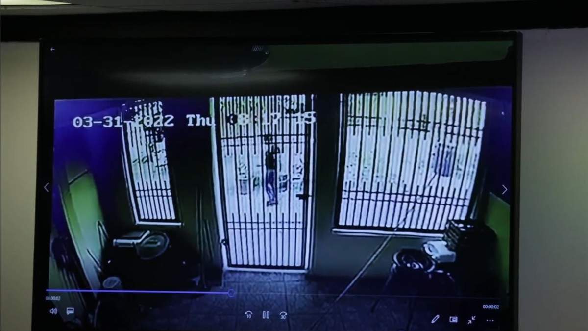 Imagen captado en uno de los videos de la fiscalía de NL