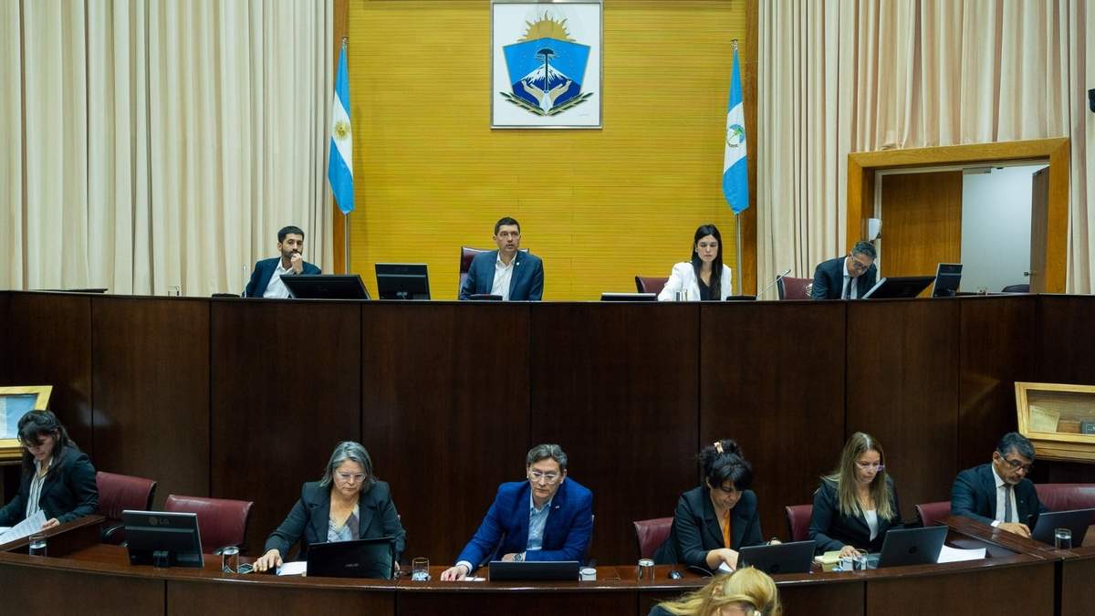 Sesión de la Cámara. Fuente: (Legislatura de Neuquén)